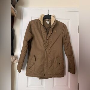 Ariat Men's Tan Field Jacket with Shearling Collar
